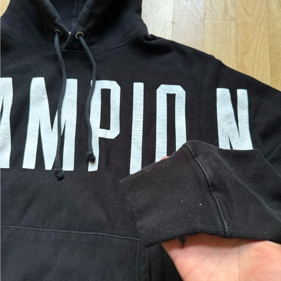 Vintage Champion Reserve Weave Hoodie Big Special Logo 90S - Picture 5 of 7